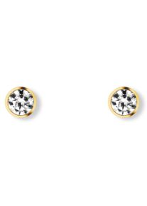 ONE ELEMENT Damen Paar Ohrhänger "Zirkonia Ohrringe Ohrstecker aus 333 Gelbgold", Damen, Gelbgold 333-Gold, gold, Gelbgold 333, Gold, Ohrringe,
