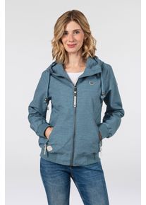 Ragwear Damen Funktionsjacke "NUGGIE OMBRE O", bunt, casual, Gr. S, kontrastfarbene Details, unifarben, Web, Obermaterial: 100% Polyester. Futter: