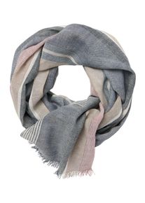 Casamoda Damen Schal "Casamoda Schal gestreift", grau, 100% Baumwolle, Modetücher