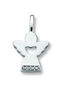 ONE ELEMENT Kinder Ketten-Anhänger "Zirkonia Krone Anhänger aus 925 Silber", Silber 925 (Sterlingsilber), silber, Silber 925 (Sterlingsilber),