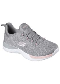 Skechers Damen Slip-On Sneaker "DYNAMIGHT-BREAK-THROUGH", Gr. 35, grau, Textil, Synthetik, sportlich, Schuhe, Trainingsschuh, Freizeitschuh mit