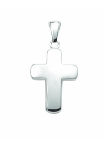 Adelia´s ADELIA ́S Damen Kreuzkette "Halskette - Kreuzkette mit Kreuz Anhänger aus 925 Silber", Silber 925 (Sterlingsilber), silber, Silber 925