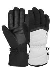 Reusch Damen Skihandschuhe "Lenda R-TEX XT", schwarz-weiß, feminin, Gr. 7,5, unifarben, 90% Polyester, 8% Ziegenleder, 2% Elasthan, Handschuhe, mit