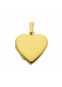 Adelia´s ADELIA ́S Damen Ketten-Anhänger "Damen 585 Gold Medaillon Anhänger", Damen, Gelbgold 585-Gold, gold, Gelbgold 585, Gold, Schmuckanhänger, Goldschmuck