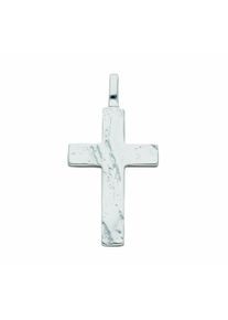 Adelia´s ADELIA ́S Damen Kreuzkette "Halskette - Kreuzkette mit Kreuz Anhänger aus 925 Silber", Silber 925 (Sterlingsilber), silber, Silber 925