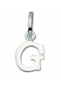 Adelia´s ADELIA ́S Damen Namenskette "Halskette - Namenskette mit Buchstabenanhänger G aus 925 Silber", Silber 925 (Sterlingsilber), silber, Silber 925