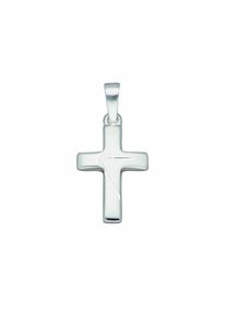 Adelia´s ADELIA ́S Damen Kreuzkette "Halskette - Kreuzkette mit Kreuz Anhänger aus 925 Silber", Silber 925 (Sterlingsilber), silber, Silber 925
