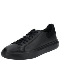 Geox Herren Sneaker "Geox Sneaker Leder/Mesh", Gr. 42, schwarz, Leder, Textil, casual, Schuhe