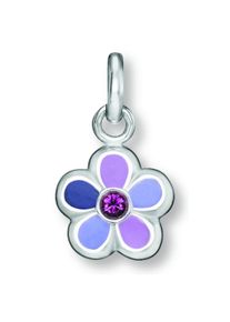 ONE ELEMENT Kinder Ketten-Anhänger "Zirkonia Blume Anhänger aus 925 Silber", Silber 925 (Sterlingsilber), silber, Silber 925 (Sterlingsilber),