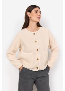 soyaconcept Damen Cardigan "SC-ONYX 2", beige, modisch, Gr. XXL, unifarben, Strick, Obermaterial: 100% Polyester, Strickjacken
