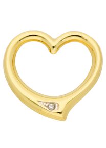 Adelia´s ADELIA ́S Damen Ketten-Anhänger "333 Gold Anhänger Swingheart", 0,005 ct VVS = sehr sehr kleine Einschlüsse, Gold, gold, Gold, Schmuckanhänger, mit