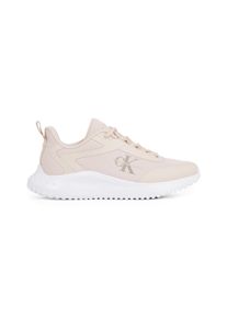 Damen Sneaker "EVA RUNNER LOW LACE MIX ML WN", Calvin Klein Jeans, Gr. 42, rosa, Textil, Synthetik, sportlich, Schuhe, Freizeitschuh, Halbschuh,
