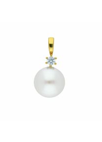 Adelia´s ADELIA ́S Damen Ketten-Anhänger "333 Gold Anhänger", mit Zirkonia, Gold, gold, Gold, Schmuckanhänger, mit Zirkonia Goldschmuck für Damen