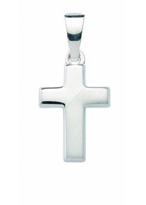 Adelia´s ADELIA ́S Damen Kreuzkette "Halskette - Kreuzkette mit Kreuz Anhänger aus 925 Silber", Silber 925 (Sterlingsilber), silber, Silber 925