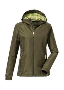 Killtec Damen Regenjacke "KOS 15 WMN JCKT", grün, sportlich, Gr. 42, Oberstoff: 100% Polyester, Futter: 100% Polyester, Jacken, Leichte, packbare,
