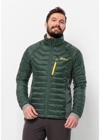 Jack Wolfskin Herren Funktionsjacke "ROUTEBURN PRO INS JKT M", grün, Gr. S, Obermaterial: 100% Polyester; Kontrast: 93% Polyester, 7% Elastan;
