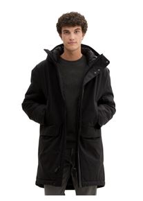 Herren Steppmantel, schwarz, casual, Gr. XXL, Tom Tailor Denim, unifarben, Web, Obermaterial: 100% Polyester. Futter: 100% Polyester, Mäntel, mit