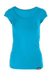 WINSHAPE Damen T-Shirt "WTR4", blau, Gr. XS, 90% Baumwolle, 10% Elasthan, Shirts, kurzarm