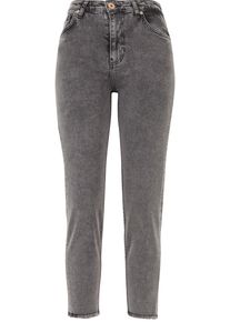 2Y STUDIOS Damen Bequeme Jeans "2Y Studios Damen 2Y Ladies Basic Slim Fit Denim", grau, casual, Gr. 34, unifarben, 98% Baumwolle, 2% Elasthan, Jeans