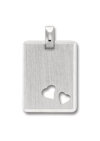 ONE ELEMENT Damen Ketten-Anhänger "Gravurplatte Anhänger aus 925 Silber", Silber 925 (Sterlingsilber), silber, Silber 925 (Sterlingsilber),
