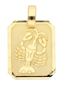 Adelia´s ADELIA ́S Damen Ketten-Anhänger "333 Gold Sternzeichen Anhänger Krebs", Krebs, Gold, gold, Gold, Schmuckanhänger, Goldschmuck für Damen & Herren