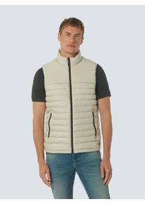 NO EXCESS Herren Steppweste, grau, Gr. M, unifarben, Obermaterial: 94% Polyester, 6% Elasthan, Westen