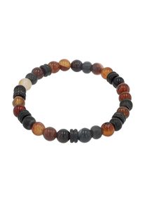 s.Oliver Kinder Armband "2039724", Edelstahl, grau, Edelstahl, Armbänder, mit Achat