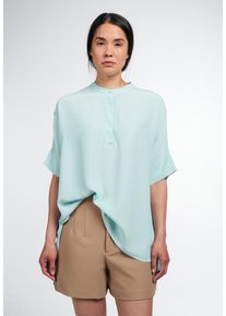 Eterna Damen Shirtbluse "OVERSIZE FIT", blau, klassisch, Gr. 40, 100% Viskose, Blusen