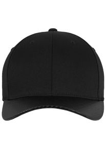 Flexfit Damen Flex Cap "Flexfit Unisex Carbon Flexfit", schwarz, casual, Gr. S, unifarben, 63% Polyester, 34% Viskose, 3% Elasthan, Caps