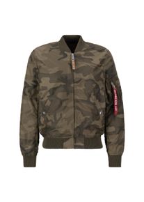 Herren Bomberjacke "Alpha Industries Men - Bomber Jackets MA-1 TT Two Tone Camo", grün, Gr. S, Alpha Industries, Obermaterial: 100% Nylon, Futter: