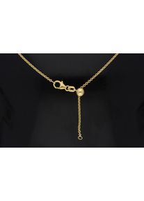 Adelia´s ADELIA ́S Damen Kreuzkette "Halskette - Kreuzkette mit Kreuz Anhänger mit Zirkonia aus 333", Gelbgold 333-Gold, gold, Gelbgold 333, Gold, Halsketten,