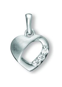 ONE ELEMENT Damen Ketten-Anhänger "Zirkonia Herz Herz Anhänger aus 925 Silber", Silber 925 (Sterlingsilber), silber, Silber 925 (Sterlingsilber),