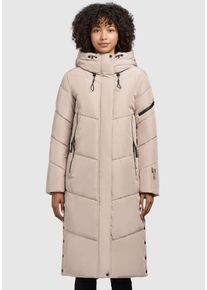 Khujo Damen Steppmantel "SONJE5", beige, casual, Gr. L, unifarben, Web, Obermaterial: 100% Polyester. Futter: 100% Polyester. Wattierung: 100%