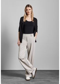 Street One Damen Cardigan, schwarz, casual, Gr. 46, unifarben, Stoff, 70% Viskose, 30% Nylon, Strickjacken, im Lagen-Look