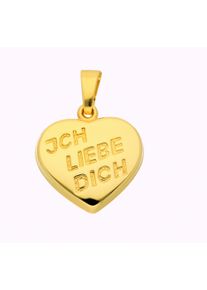 Adelia´s ADELIA ́S Damen Ketten-Anhänger "Damen 333 Gold Anhänger Herz", Kinder, Gelbgold 333-Gold, gold, Gelbgold 333, Gold, Schmuckanhänger, Goldschmuck für