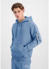 Herren Hoodie "Alpha Industries Men - Hoodies Organics EMB Hoodie", grün, Gr. M, Alpha Industries, Obermaterial: 100% Baumwolle, Sweatshirts
