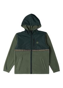 Billabong Kinder Kapuzensweatjacke "Lite", grün, Gr. 14, 75% Polyester, 25% Polyester, Sweatjacken