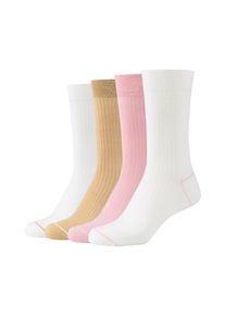 s.Oliver Damen Socken "Socken 4er Pack", Gr. 39almond blossom, 70% Viskose 28% Polyamid 2% Elasthan, uni, Socken