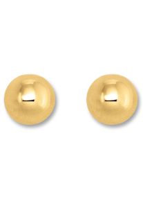 ONE ELEMENT Damen Paar Ohrhänger "Halb Kugel verbödet Ohrringe Ohrstecker", Damen, Gelbgold 333-Gold, gold, Gelbgold 333, Gold, Ohrringe, aus 333