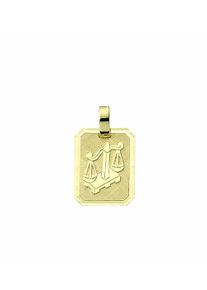 Adelia´s ADELIA ́S Damen Ketten-Anhänger "Damen & Herren 333 Gold Sternzeichen Anhänger Waage", Damen, Waage, Gelbgold 333-Gold, gold, Gelbgold 333, Gold,
