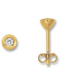 ONE ELEMENT Damen Paar Ohrhänger "Zirkonia Ohrringe Ohrstecker aus 333 Gelbgold", Damen, Gelbgold 333-Gold, gold, Gelbgold 333, Gold, Ohrringe, edles