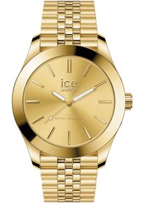 Ice Watch ICE-WATCH Damen Quarzuhr "ICE steel - Small - 3H"goldfarben, Armbanduhren, Armbanduhr, Damenuhr, Edelstahlarmband, Wasserdicht bis 10 bar, analog