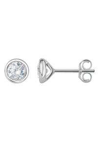 ONE ELEMENT Damen Paar Ohrhänger "0.32 ct Diamant Brillant Ohrringe Ohrstecker", Damen, 0,32 ct, Weißgold 750-Gold-Diamanten, silber, Weißgold 750,