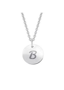 ONE ELEMENT Damen Ketten-Anhänger "Buchstabe B Buchstaben Anhänger aus 333 Weißgold", B, Weißgold 333-Gold, silber, Weißgold 333, Gold,