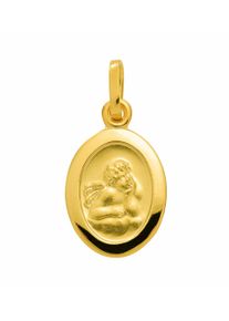 Adelia´s ADELIA ́S Damen Kette mit Anhänger "585 Gold Anhänger Amor", Gelbgold 585, gold, Gelbgold 585, Halsketten, Schmuckset - Set mit Halskette
