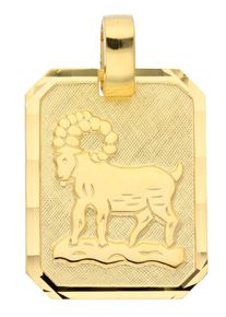 Adelia´s ADELIA ́S Damen Ketten-Anhänger "333 Gold Sternzeichen Anhänger Widder", Widder, Gold, gold, Gold, Schmuckanhänger, Goldschmuck für Damen & Herren