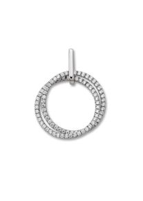 ONE ELEMENT Damen Ketten-Anhänger "Zirkonia Kreis Anhänger aus 925 Silber", Silber 925 (Sterlingsilber), silber, Silber 925 (Sterlingsilber),