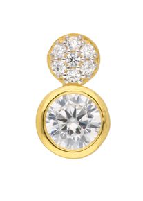 Adelia´s ADELIA ́S Damen Ketten-Anhänger "333 Gold Anhänger", mit Zirkonia, Gold, gold, Gold, Schmuckanhänger, mit Zirkonia Goldschmuck für Damen