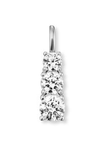 ONE ELEMENT Damen Ketten-Anhänger "Zirkonia Anhänger aus 333 Weißgold", mit Zirkonia, Weißgold 333-Gold, silber, Weißgold 333, Gold, Schmuckanhänger,
