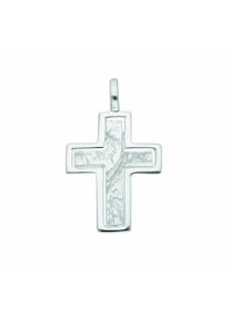 Adelia´s ADELIA ́S Damen Kreuzkette "Halskette - Kreuzkette mit Kreuz Anhänger aus 925 Silber", Silber 925 (Sterlingsilber), silber, Silber 925